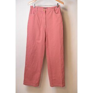 Nasty Gal Women's Trousers Mauve Pink Straight Leg Size 8 Pants Boho Hippie